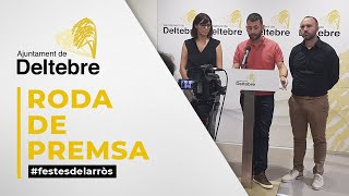 Presentació de les Jornades Gastronòmiques i les Festes de l'Arròs 03/09/2019