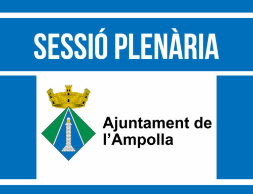 Sessió Plenària de l’Ajuntament de l’Ampolla (16-12-2021)