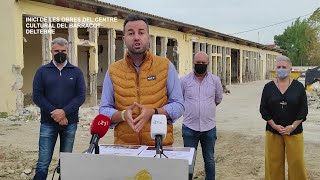 Presentació de linici de les obres del Centre Cultural del Barracot a Deltebre