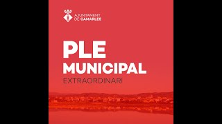 Ple Municipal de l'Ajuntament de Camarles del 5 d'octubre de 2021