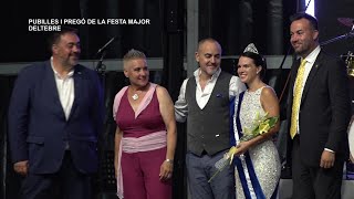 Festes Majors de Deltebre: Presentació de Pubilles i Pregó