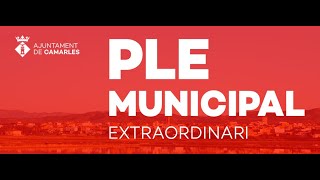 Ple Municipal de Camarles de 29 d'abril de 2022