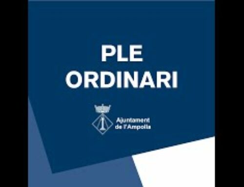 PLE ORDINARI DIJOUS 15 DE DESEMBRE DEL 2022