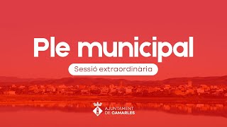 Ple Municipal de 21 de juliol de 2023