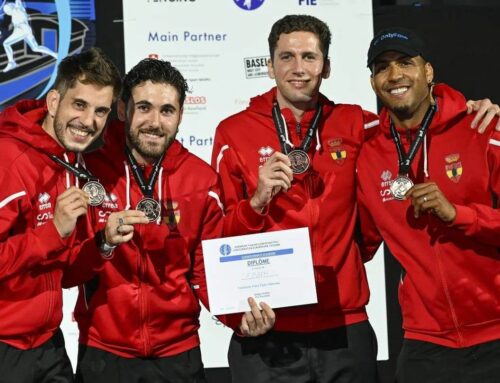 Gerard Gonell aconsegueix la medalla de bronze amb la selecció espanyola al Campionat d’Europa d’Esgrima