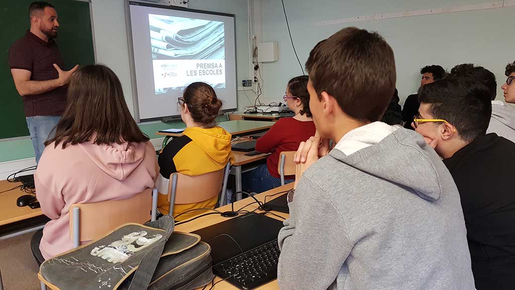Cinc instituts de les Terres de l’Ebre participaran en el programa Premsa a les Escoles