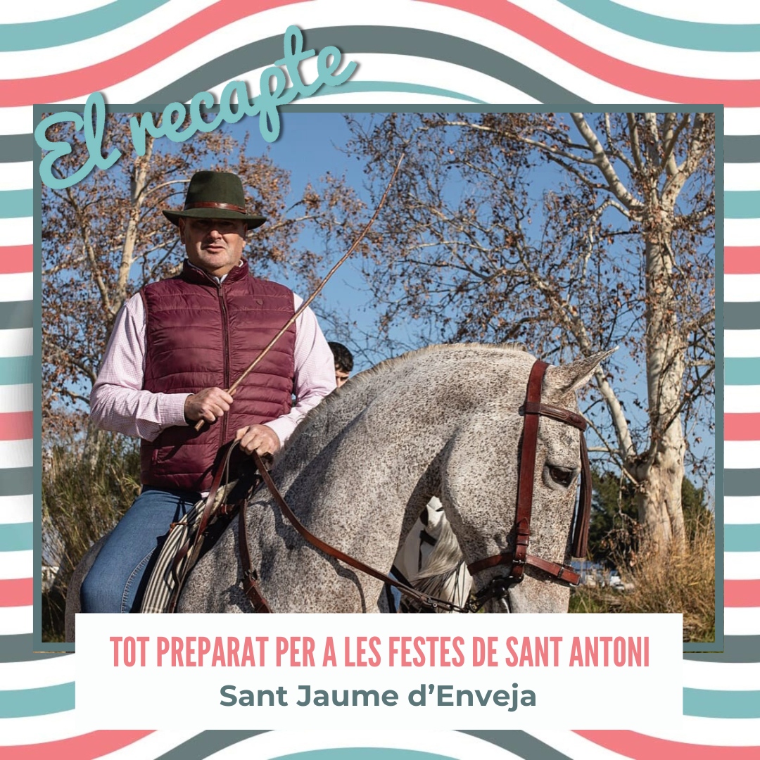 Sant Jaume d’Enveja celebra Sant Antoni amb el cavall com a protagonista