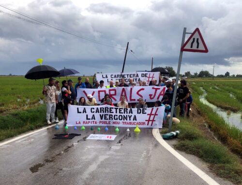 Marxa lenta entre Poblenou i la Ràpita per denunciar els “incompliments” a la ‘carretera de la vergonya’