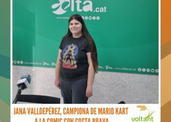 Jana Valldepérez, campiona de Mario Kart a la Comic Con Costa Brava