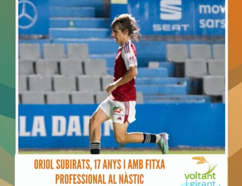 Oriol Subirats, 17 anys i amb fitxa professional al Nàstic