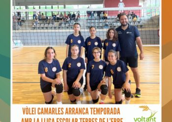 Vòlei Camarles arranca temporada amb la Lliga Escolar Terres de l’Ebre