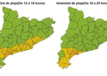 Els municipis ebrencs, en alerta per “elevat risc de pluja intensa”