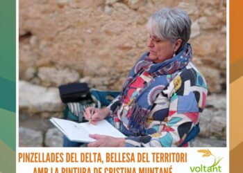 Pinzellades del Delta, la bellesa del territori amb la pintura de Cristina Muntané