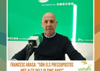 Francesc Arasa: “Són els pressupostos més alts dels últims anys”