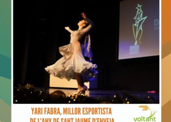 Yari Fabra, millor esportista de l’any de Sant Jaume d’Enveja