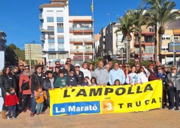 L’Ampolla es mobilitza per La Marató de 3Cat