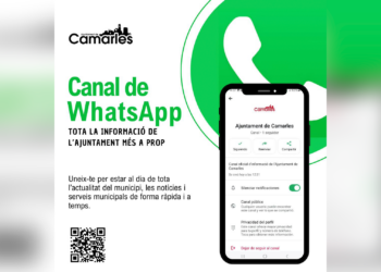 L’Ajuntament de Camarles estrena nou canal de WhatsApp
