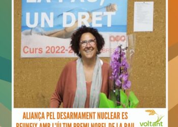 Aliança pel Desarmament Nuclear es reuneix amb l’últim premi Nobel de la Pau