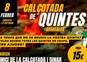 Els quintos de Camarles organitzen una calçotada de Quintes