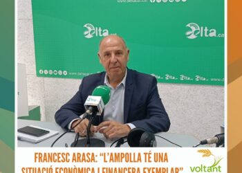 Francesc Arasa: “L’Ampolla té una situació econòmica i financera exemplar”
