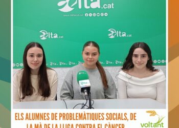 Els alumnes de Problemàtiques Socials, de la mà de la Lliga contra el Càncer
