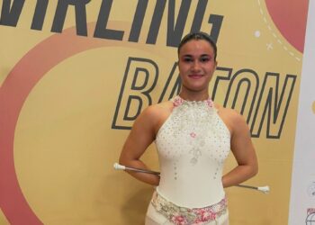 Els camarlencs Maria Campanals i Roger Espuny, classificats per al Campionat d’Europa de Twirling