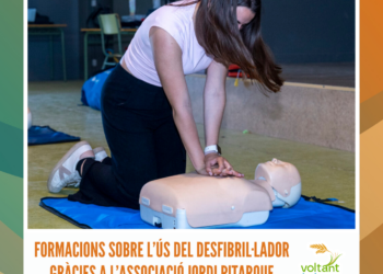 Formacions sobre l’ús del desfibril·lador gràcies a l’Associació Jordi Pitarque