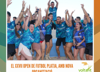 El XXVII Open de Futbol Platja, amb nova organització