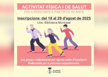 L’Ajuntament de l’Ampolla obre les inscripcions per a l’activitat física i de salut per a persones majors de 60 anys