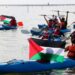 Una ‘flotilla’ de caiacs navega aquest diumenge per la badia dels Alfacs exigint la fi del genocidi de Gaza