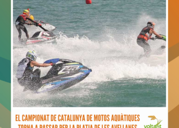El Campionat de Catalunya de Motos Aquàtiques torna a passar per la Platja de les Avellanes