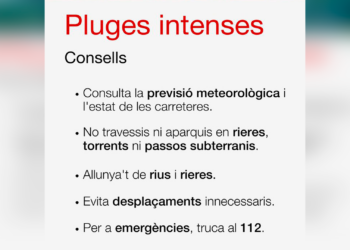 El temps es complica este dijous, amb un augment de la inestabilitat
