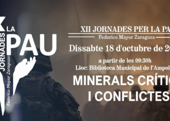 L’Ampolla acull les XII Jornades per la Pau centrades en els minerals crítics i els conflictes