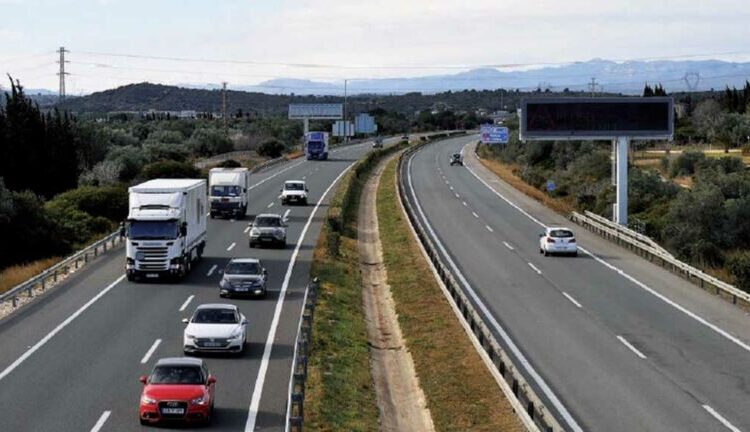 Reducció de la velocitat a 80 i 100 km/h a l’AP-7 entre Calafat i Amposta d’aquí a un mes