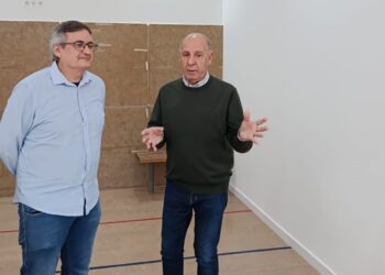 L’Ajuntament de l’Ampolla visita les obres de millora de l’Escola Mediterrani