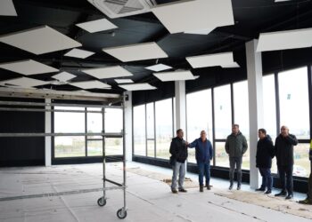 Deltebre avança en les obres de la nova sala d’assaig de l’escola municipal de música