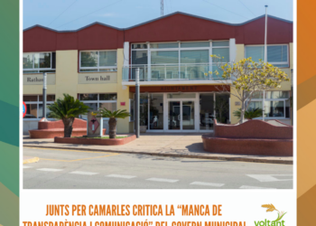 Junts per Camarles critica la “manca de transparència i comunicació” del govern municipal
