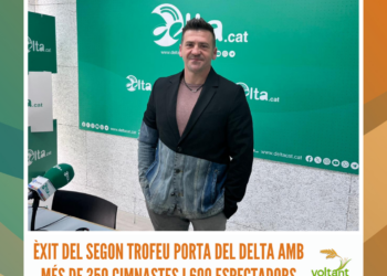 Èxit del segon Trofeu Porta del Delta de l’Ampolla amb més de 350 gimnastes i 600 espectadors