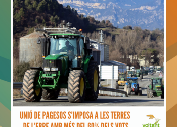 Unió de Pagesos s’imposa a les Terres de l’Ebre amb més del 60% dels vots