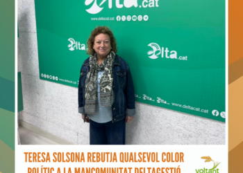 Teresa Solsona rebutja qualsevol color polític a la Mancomunitat DeltaGestió