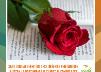 Sant Jordi al territori: les llibreries reivindiquen la festa, la proximitat i el suport al comerç local