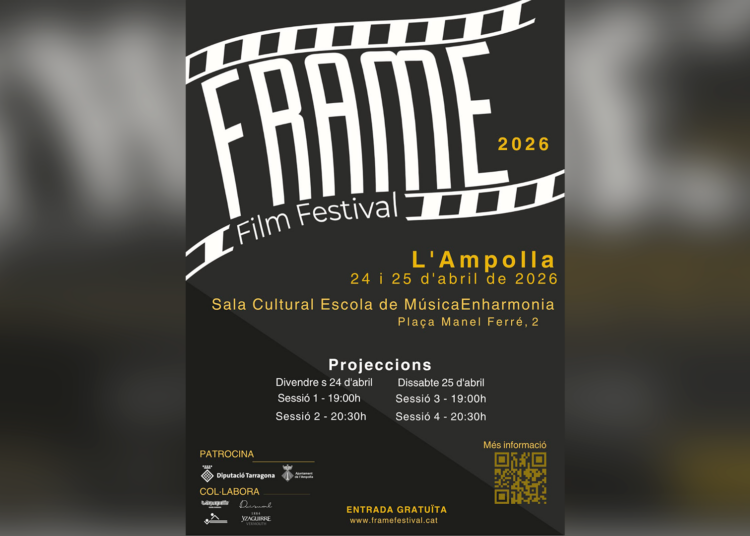 L’Ampolla acull una nova edició del FRAME Film Festival i reforça l’aposta pel cinema de proximitat