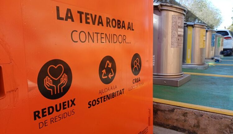 L’Ampolla incrementa un 87% la recollida de roba usada durant el primer trimestre de 2026