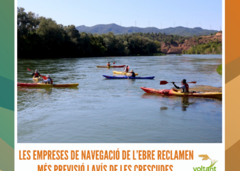 Les empreses de navegació de l’Ebre reclamen més previsió i avís de les crescudes