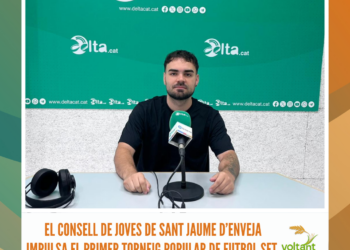 El Consell de Joves de Sant Jaume d’Enveja impulsa el primer torneig popular de futbol set