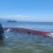 Una balena rorqual de vuit metres alliberada després de quedar varada a la badia dels Alfacs