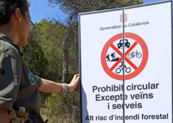 Perill molt alt d’incendi a l’Ebre a les portes de la segona onada de calor