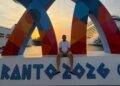 Danilo Marqués, del Club Rem Delta, competeix als Jocs del Mediterrani