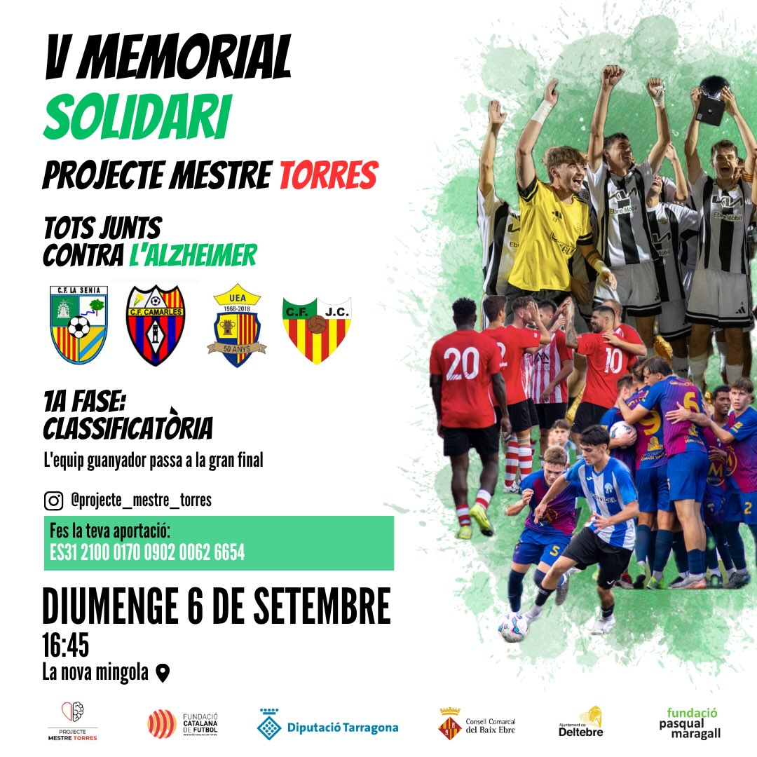 V Memorial Solidari Projecte Mestre Torres per l’Alzheimer