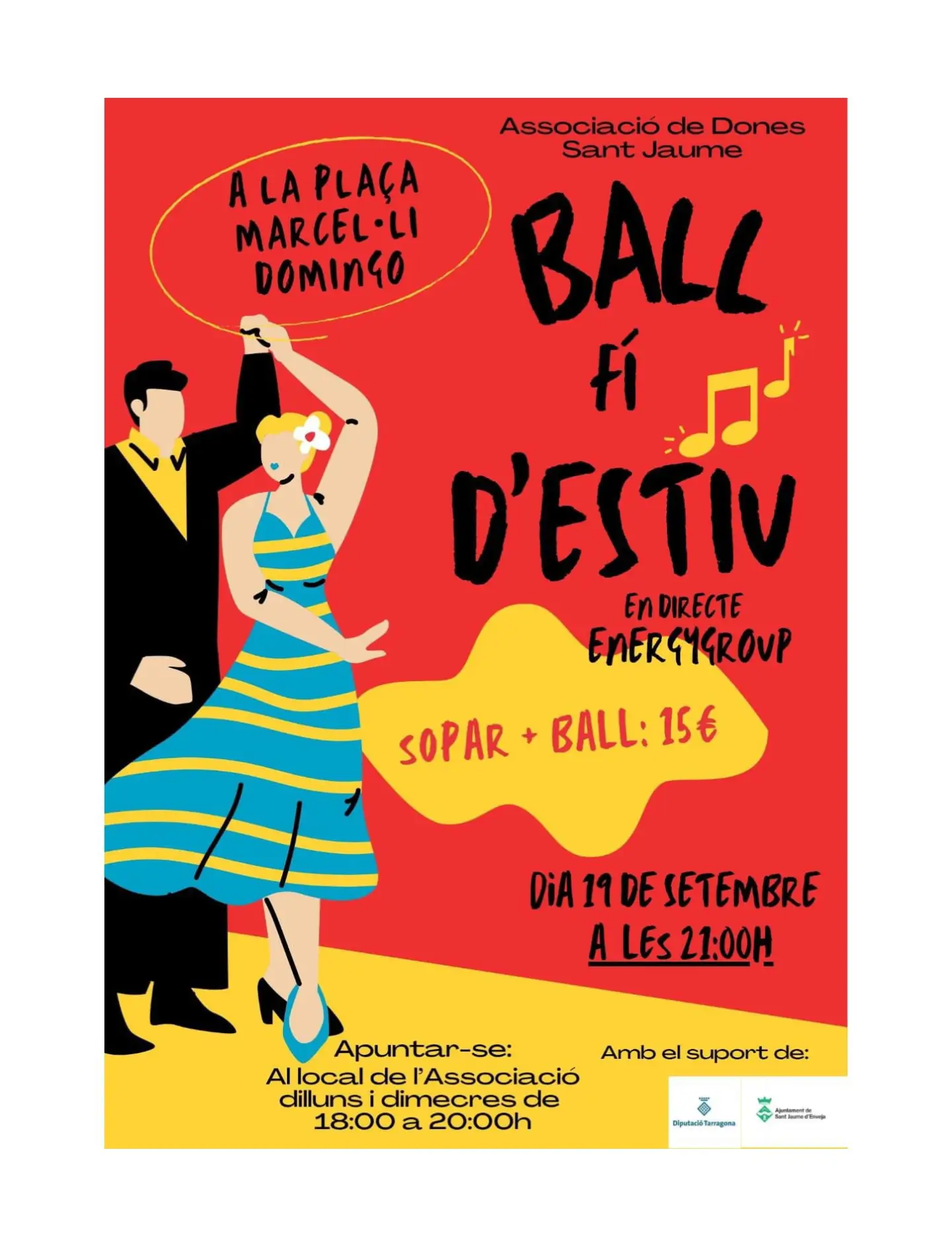 Ball final d'estiu dones Sant Jaume